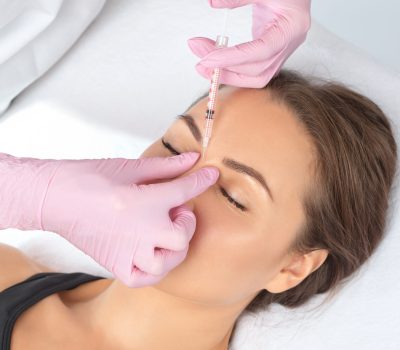 Rejuvenating anti wrinkle injections on the face of a beautiful woman | Skin Parlour in Pensacola, FL